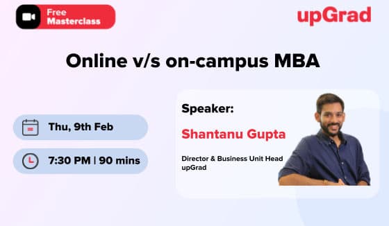 Online v/s on-campus MBA
