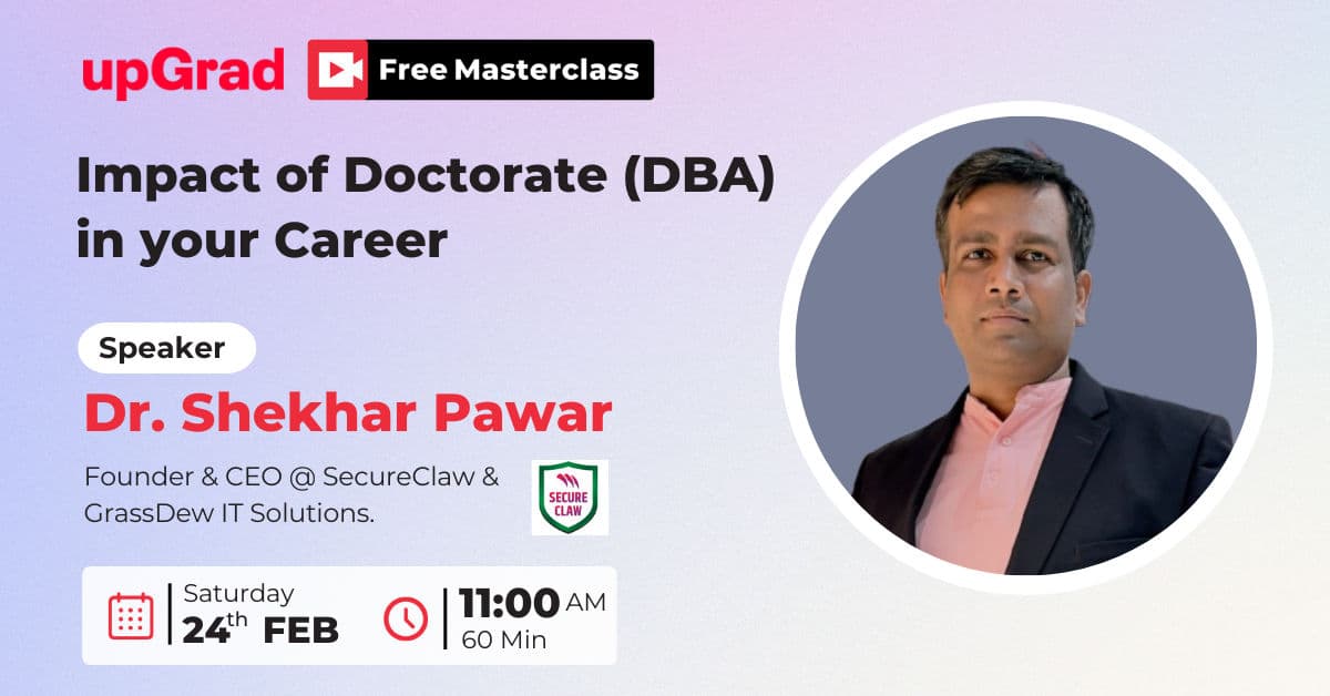 Impact of Doctorate ( DBA) in your career
