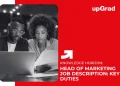 head of marketing job description