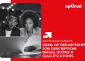 head of department job description