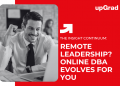 Remote Leadership? Online DBA Evolves for You