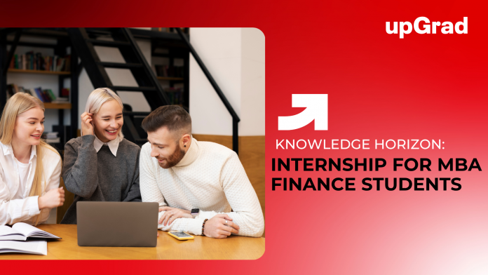 internship for MBA finance students