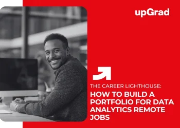 Build portfolio for data analytics remote jobs
