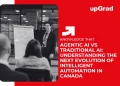 Agentic AI vs Traditional AI