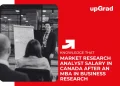 market research analyst salary canada after mba