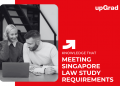 Meeting Singapore Law Study Requirements