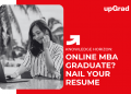 Online MBA Graduate? Nail Your Resume