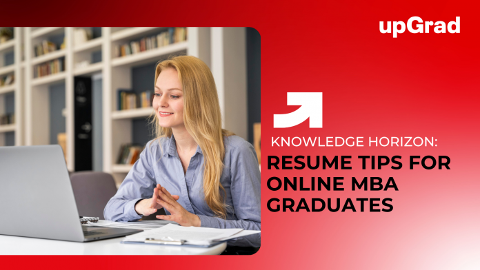 MBA resume tips