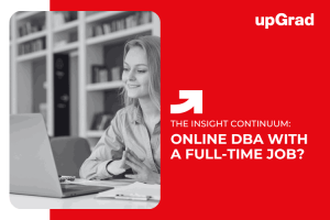 Pursuing an Online DBA while Working Full-Time in the U.S.