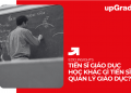Tiến Sĩ Giáo Dục Học Khác Gì Tiến Sĩ Quản Lý Giáo Dục